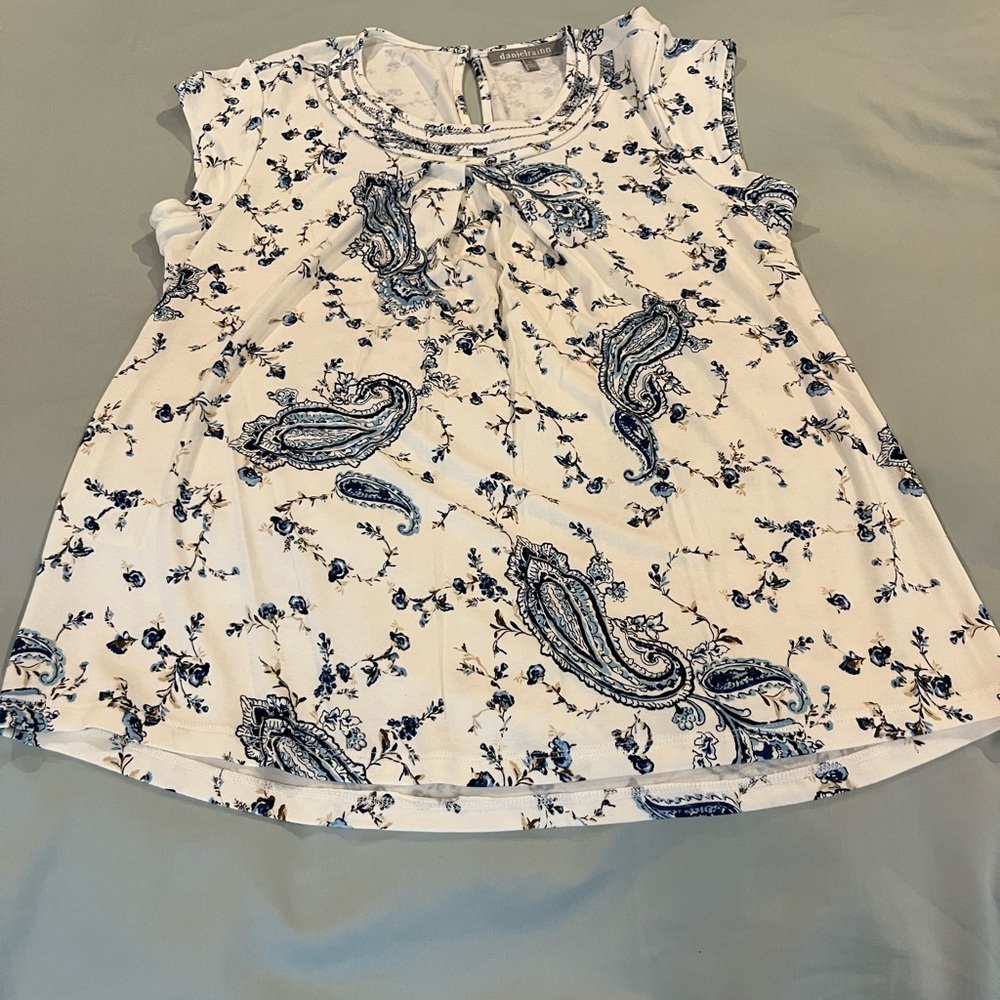 Floral Paisley Print Women's Top